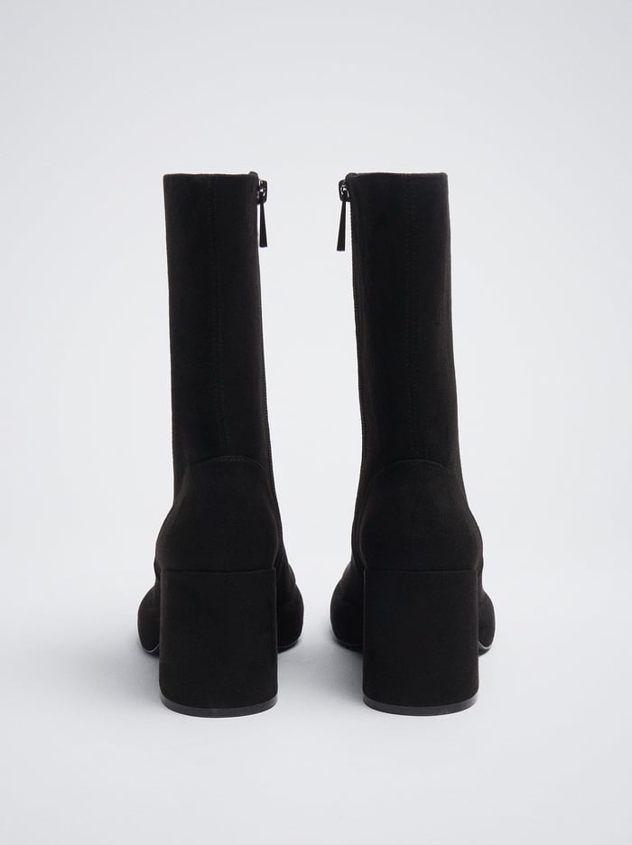 Parfois Online Exclusive - Platforme Clenkove Cizmy Damske Čierne | Slovensko-LSBM57902