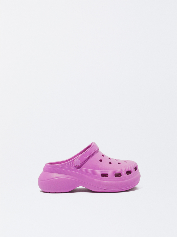Parfois Online Exclusive - Rubberised Clogsy Damske Ruzove | Slovensko-UVEI46709