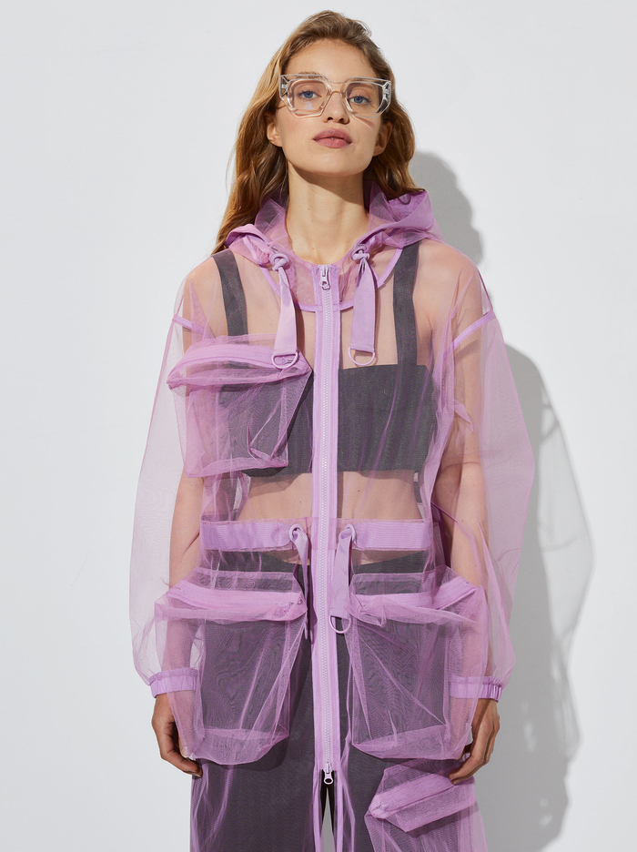 Parfois Online Exclusive - Tulle Parka Damske Nachový | Slovensko-YHJL81237
