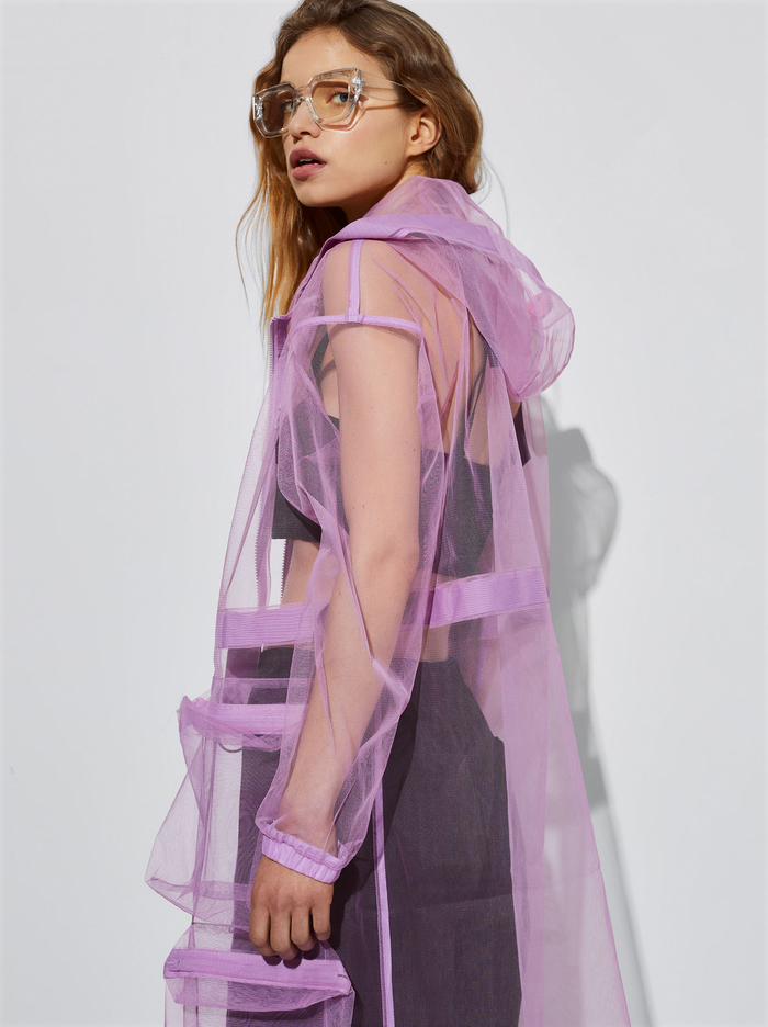 Parfois Online Exclusive - Tulle Parka Damske Nachový | Slovensko-YHJL81237