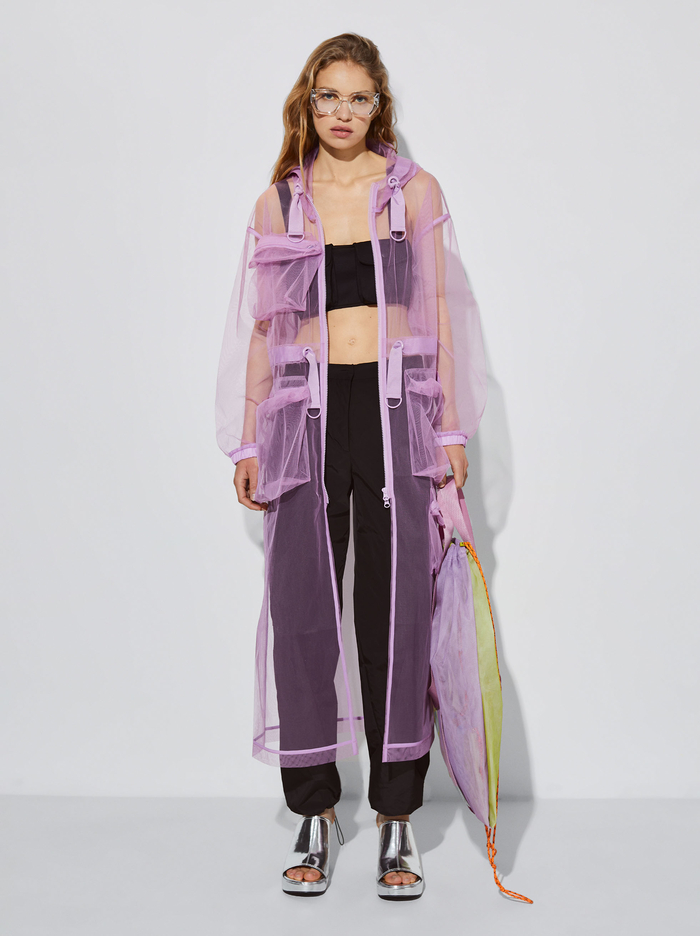 Parfois Online Exclusive - Tulle Parka Damske Nachový | Slovensko-YHJL81237