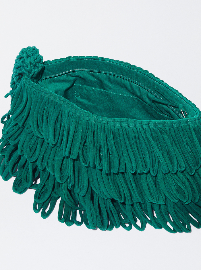 Parfois Online Exclusive - With Fringes Penazenky Damske Zelene | Slovensko-IDAM80516