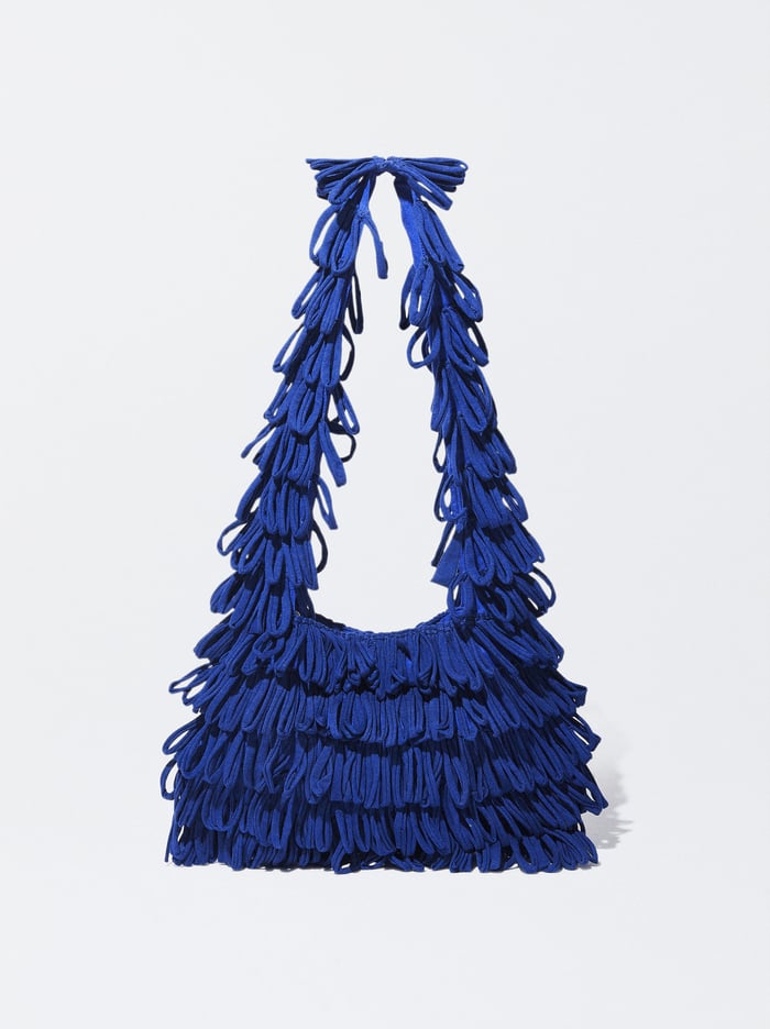 Parfois Online Exclusive - With Fringes Prenosná Taška Damske Modre | Slovensko-MEQF06295