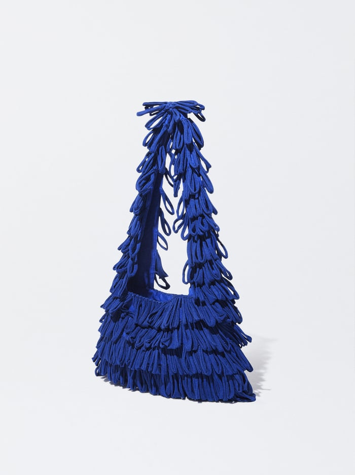 Parfois Online Exclusive - With Fringes Prenosná Taška Damske Modre | Slovensko-MEQF06295