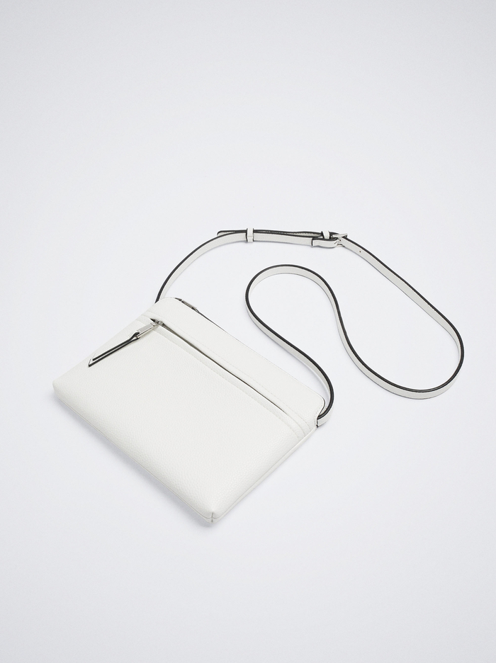 Parfois Outer Pocket Crossbody Kabelka Damske Biele | Slovensko-YGXQ74928
