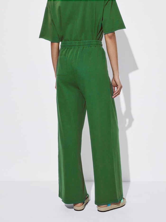 Parfois Pants With Elastic Waistband Nohavice Damske Zelene | Slovensko-LXYK61047