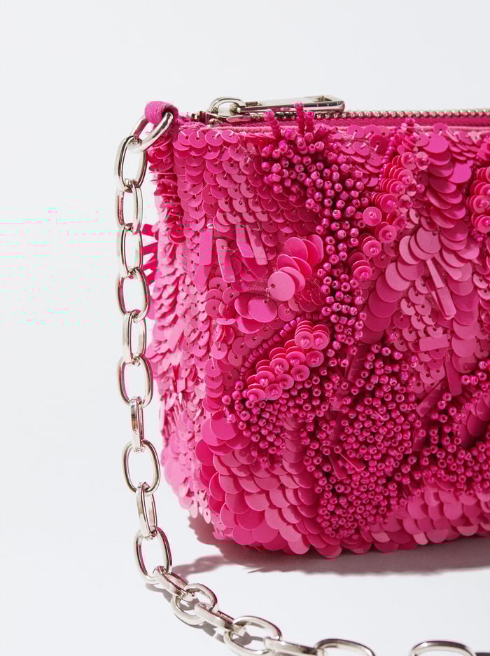 Parfois Party With Sequins And Beads Kabelky Damske Ruzove | Slovensko-EUOF20481