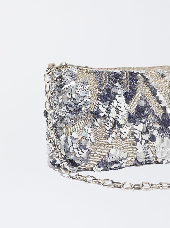 Parfois Party With Sequins And Beads Kabelky Damske Strieborne | Slovensko-PBHG86370
