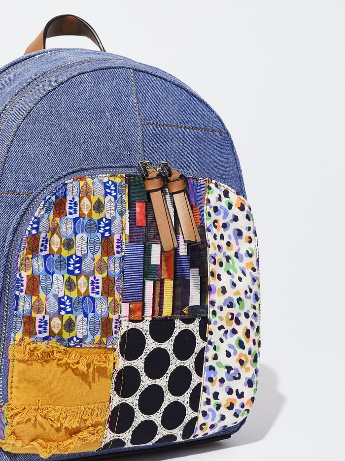 Parfois Patchwork Batohy Damske Modre | Slovensko-NIAV12059