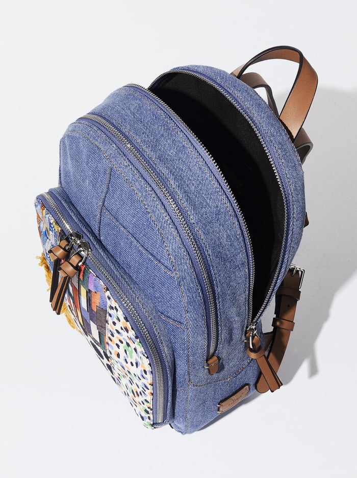 Parfois Patchwork Batohy Damske Modre | Slovensko-NIAV12059