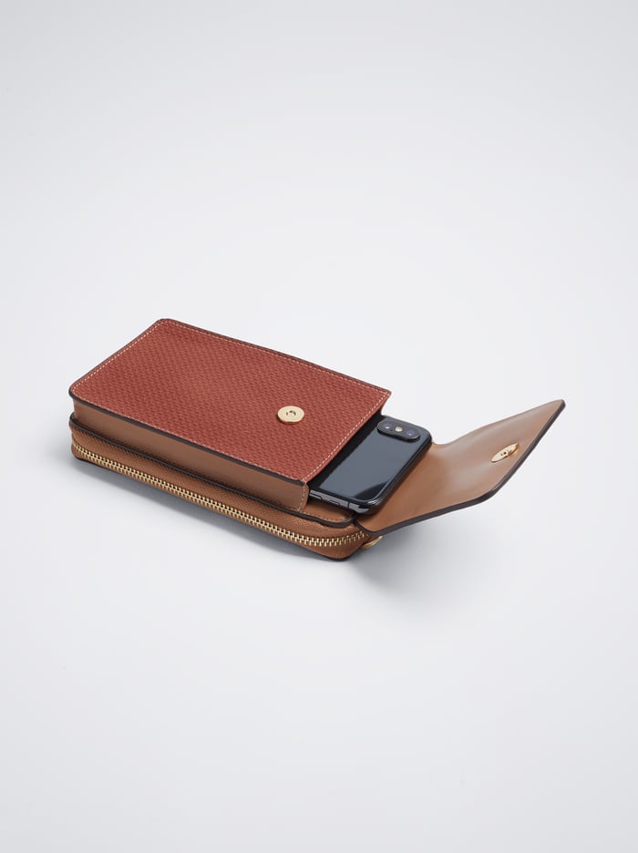Parfois Patchwork Design Taska Na Mobil Damske Hnede | Slovensko-MVGX67901