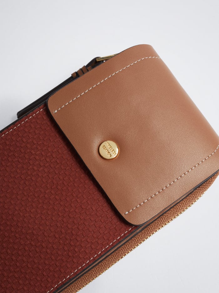 Parfois Patchwork Design Taska Na Mobil Damske Hnede | Slovensko-MVGX67901