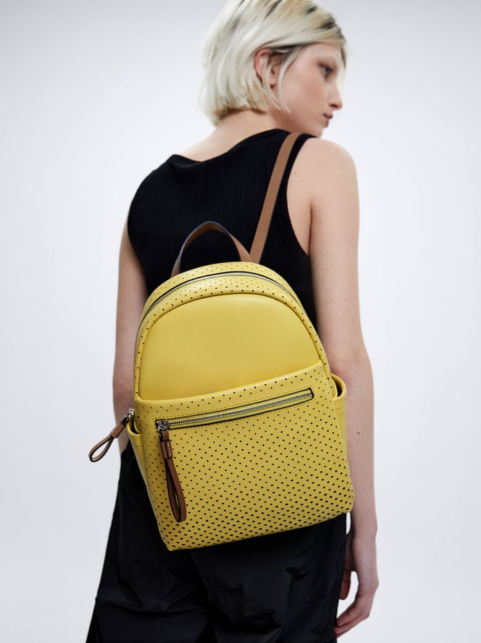 Parfois Perforated Detail Batohy Damske Žlté | Slovensko-RETX86029
