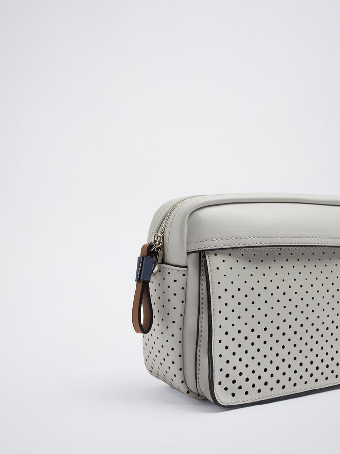 Parfois Perforated Detail Crossbody Kabelka Damske Biele | Slovensko-XLUQ24391