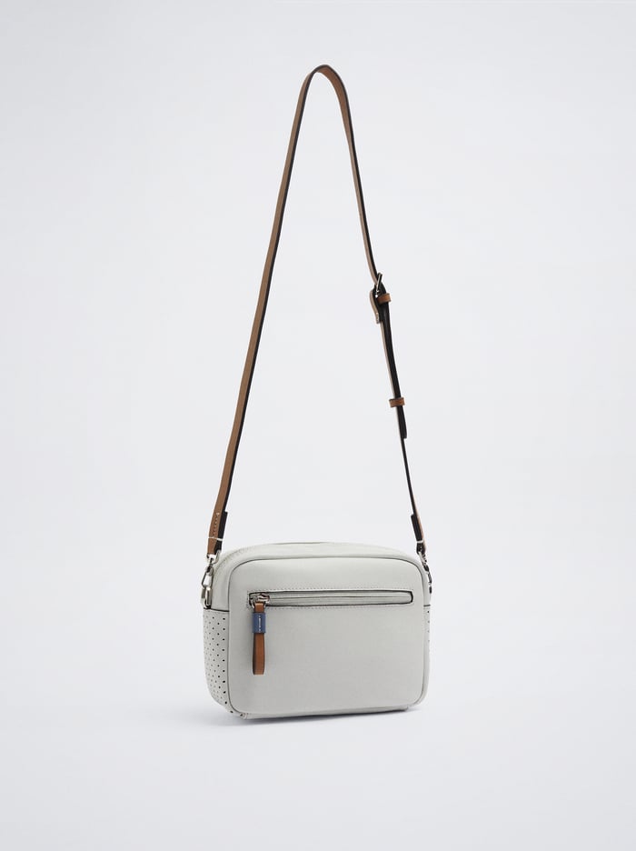 Parfois Perforated Detail Crossbody Kabelka Damske Biele | Slovensko-XLUQ24391