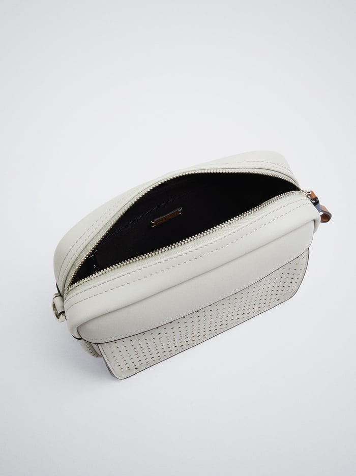 Parfois Perforated Detail Crossbody Kabelka Damske Biele | Slovensko-XLUQ24391