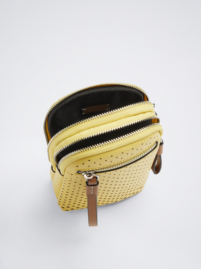 Parfois Perforated Detail Taska Na Mobil Damske Žlté | Slovensko-XTNK81679