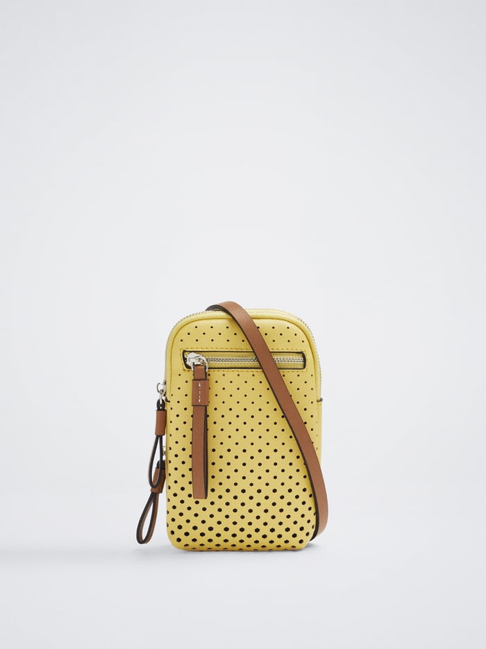 Parfois Perforated Detail Taska Na Mobil Damske Žlté | Slovensko-XTNK81679