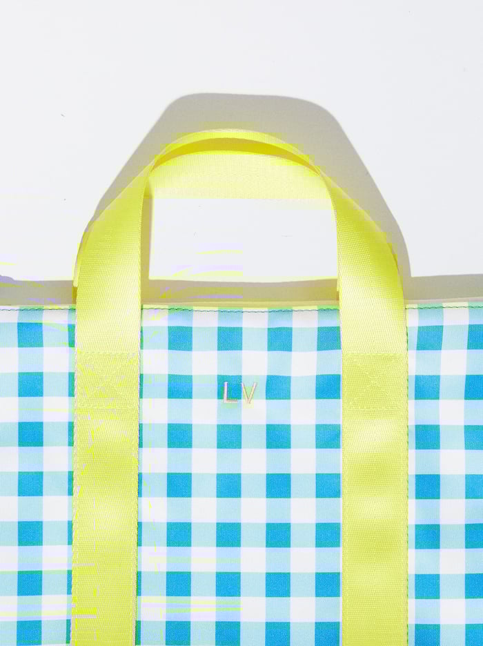 Parfois Personalised Gingham Kabelky Damske Modre | Slovensko-WKUH91028