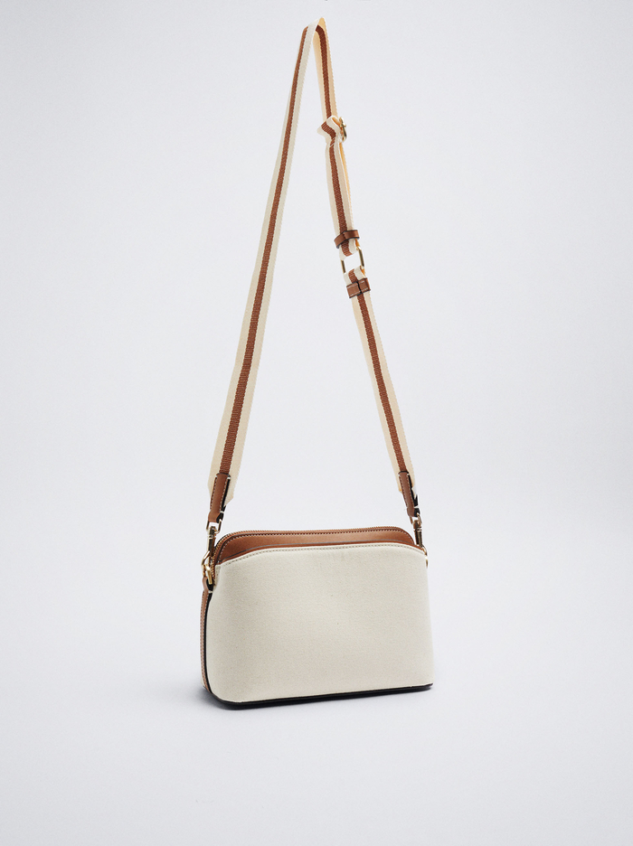 Parfois Platene Crossbody Kabelka Damske Biele | Slovensko-GHDQ40978