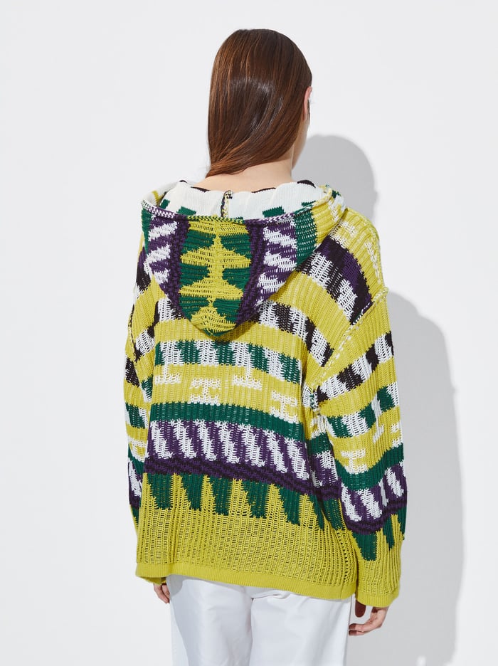 Parfois Pletené S Kapucňou Sweater Damske Viacfarebný | Slovensko-UVLK69137
