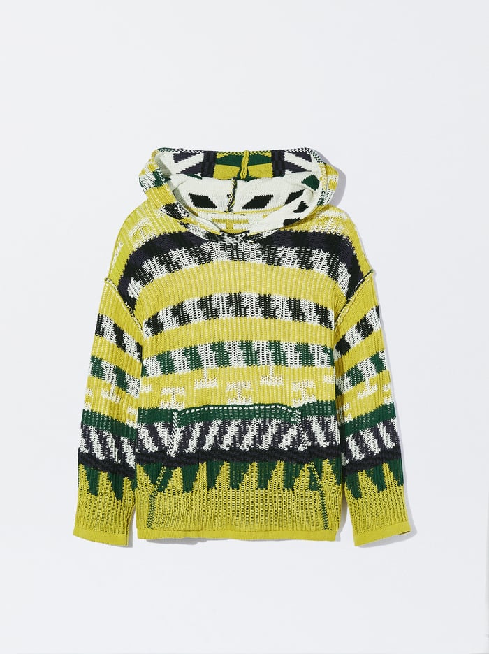 Parfois Pletené S Kapucňou Sweater Damske Viacfarebný | Slovensko-UVLK69137