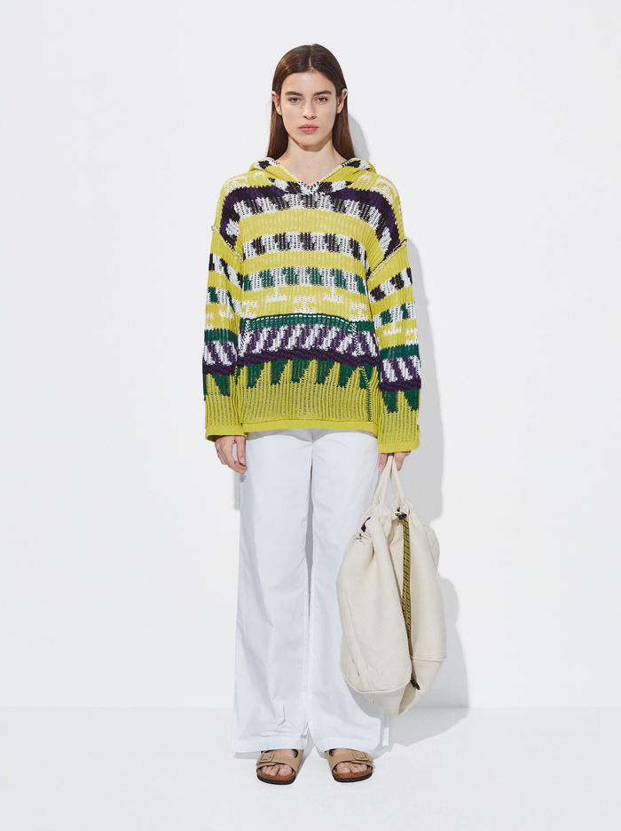Parfois Pletené S Kapucňou Sweater Damske Viacfarebný | Slovensko-UVLK69137