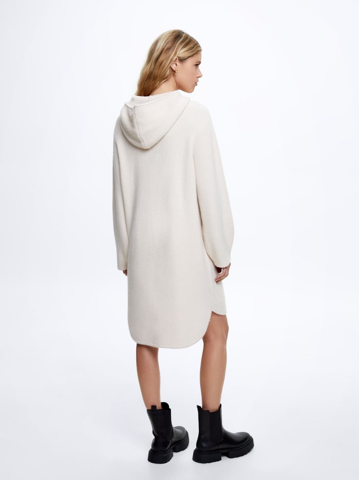 Parfois Pletené With Hood Saty Damske Biele | Slovensko-NKQT25304