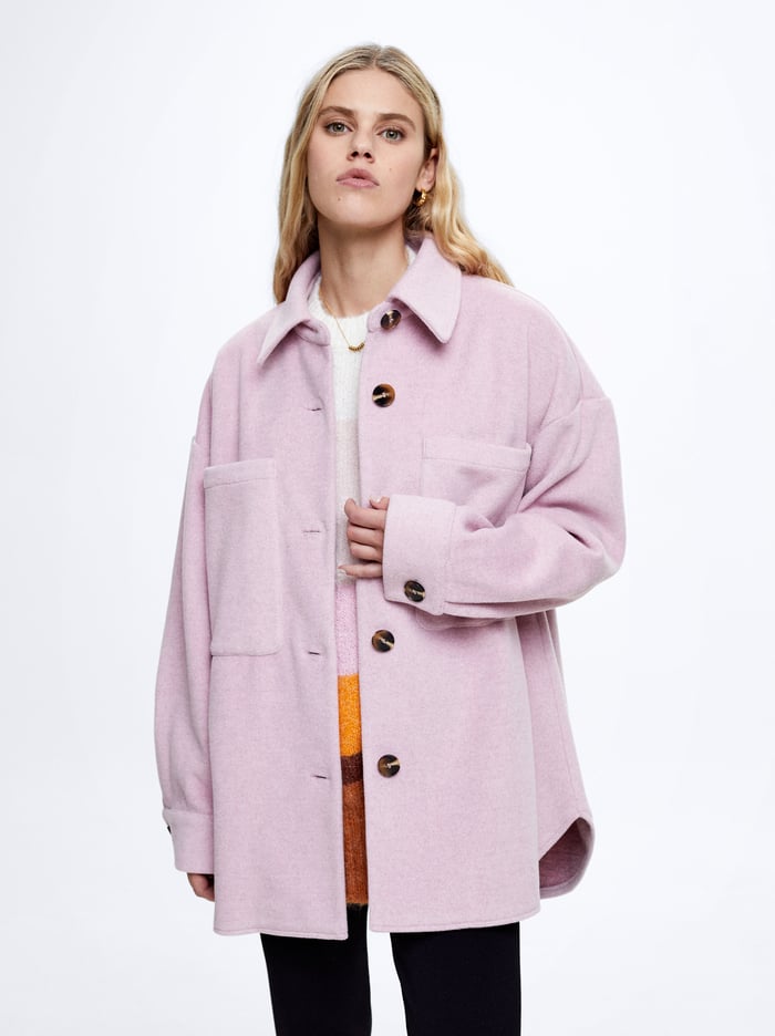 Parfois Pockets And Buttons Pleteniny Damske Ruzove | Slovensko-XRMC82147