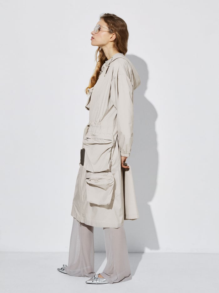 Parfois Pockets And Hood Parka Damske Siva | Slovensko-BTRS87593