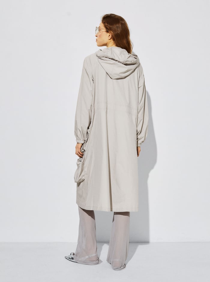 Parfois Pockets And Hood Parka Damske Siva | Slovensko-BTRS87593