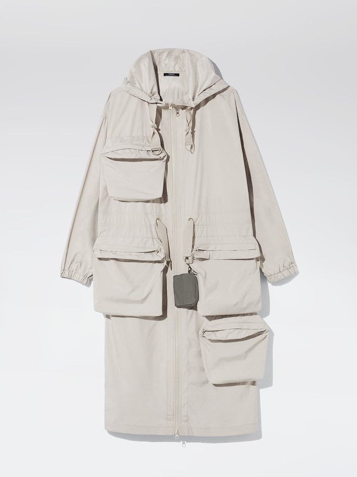 Parfois Pockets And Hood Parka Damske Siva | Slovensko-BTRS87593
