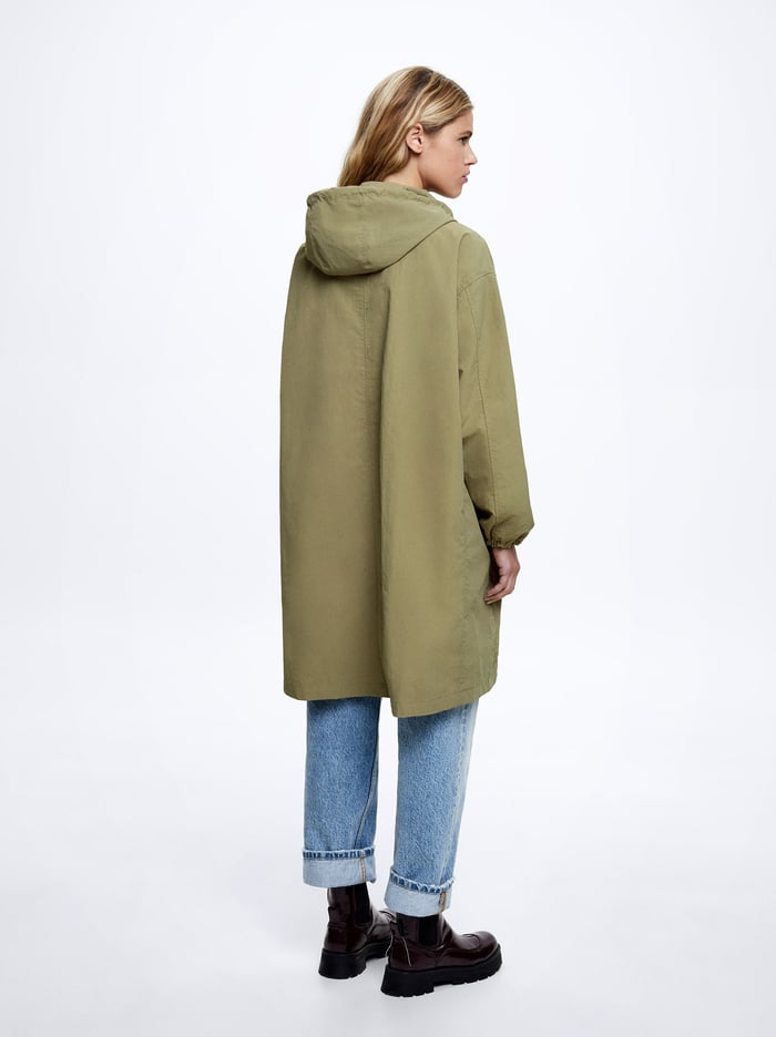 Parfois Pockets And Hood Parka Damske Zelene | Slovensko-JXPR96402