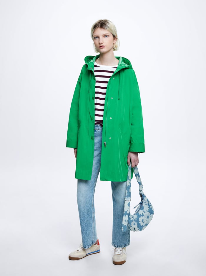Parfois Pockets And Hood Parka Damske Zelene | Slovensko-KYDB34180