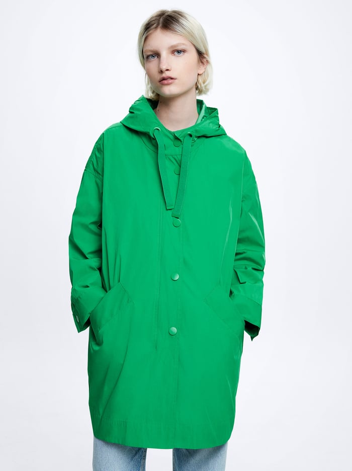 Parfois Pockets And Hood Parka Damske Zelene | Slovensko-KYDB34180