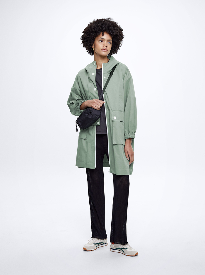 Parfois Pockets And Hood Parka Damske Zelene | Slovensko-UAKJ84037