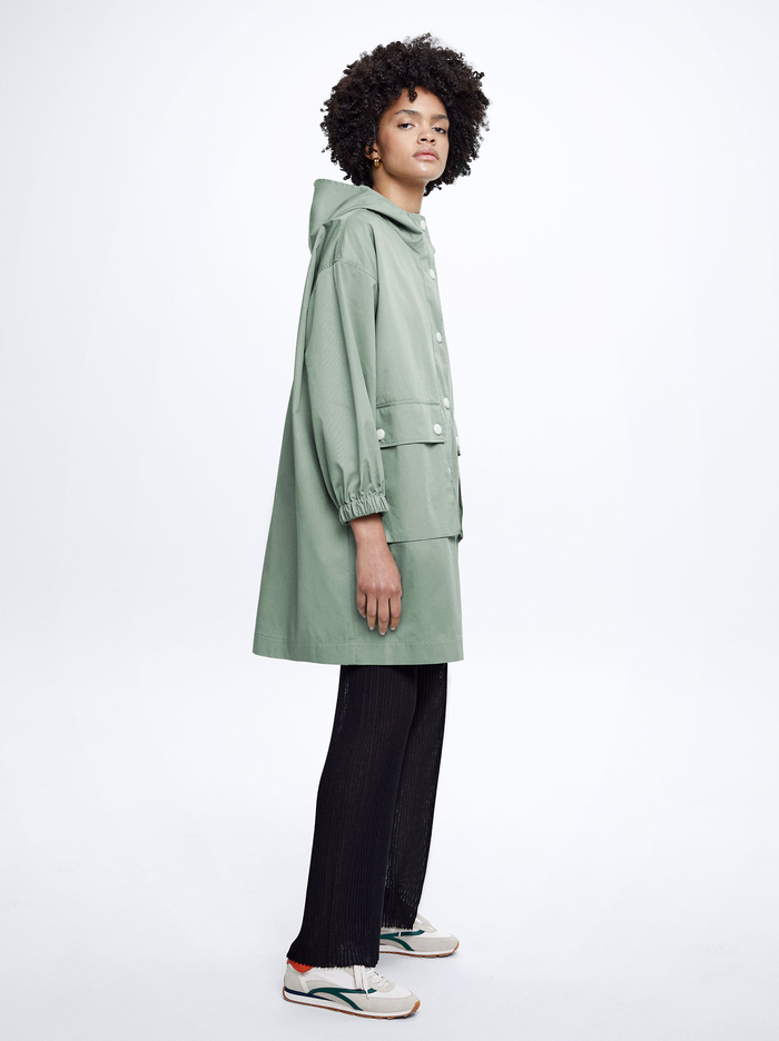 Parfois Pockets And Hood Parka Damske Zelene | Slovensko-UAKJ84037