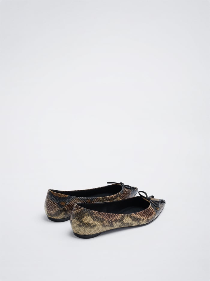 Parfois Pointy With Bow Balerinky Damske Hnede | Slovensko-UHQW87256