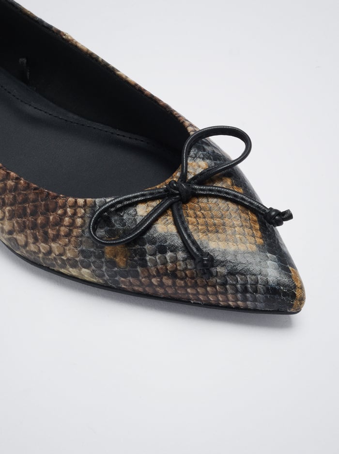 Parfois Pointy With Bow Balerinky Damske Hnede | Slovensko-UHQW87256