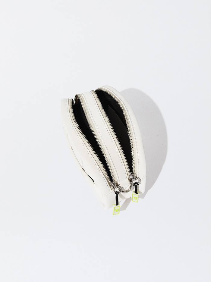 Parfois Prešívané Crossbody Kabelka Damske Biele | Slovensko-FNKC23847