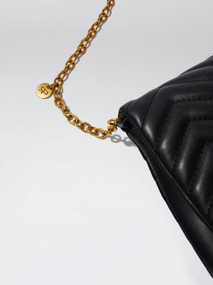Parfois Prešívané Crossbody Kabelka Damske Čierne | Slovensko-GXVQ74569