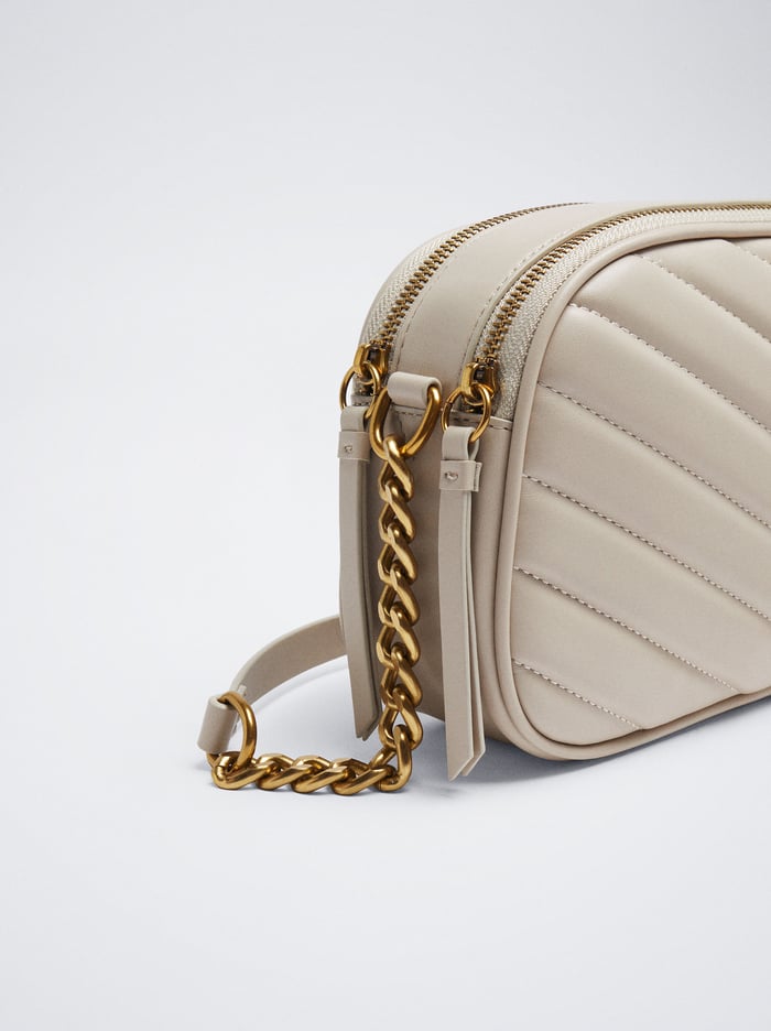 Parfois Prešívané Crossbody Kabelka Damske Biele | Slovensko-JPAE81290