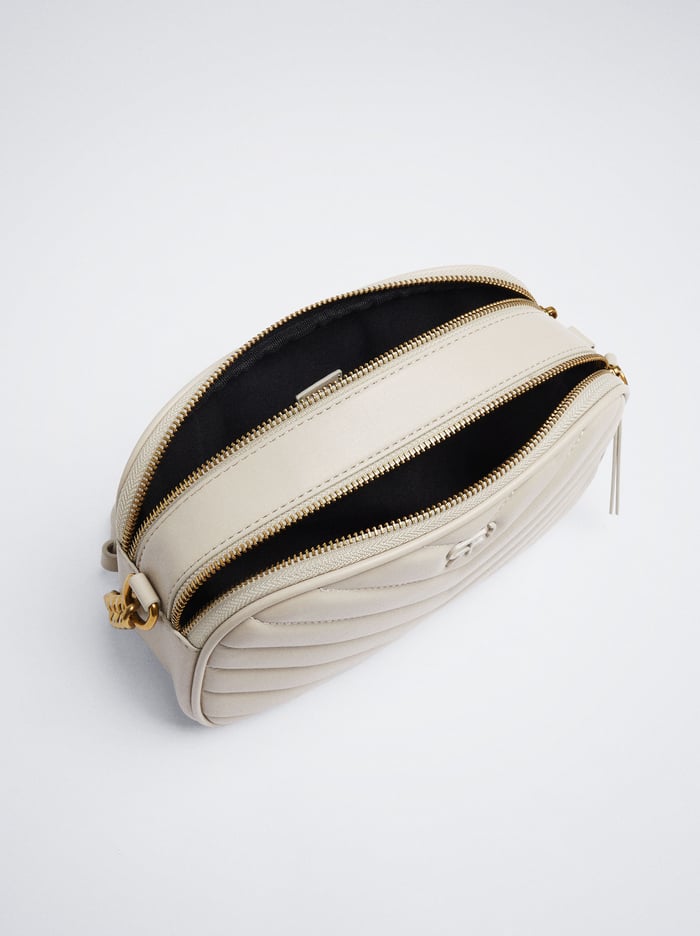 Parfois Prešívané Crossbody Kabelka Damske Biele | Slovensko-JPAE81290
