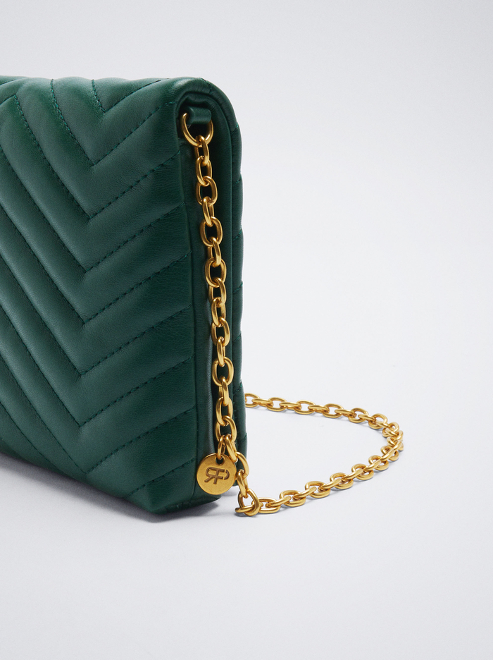Parfois Prešívané Crossbody Kabelka Damske Zelene | Slovensko-KYDL09213