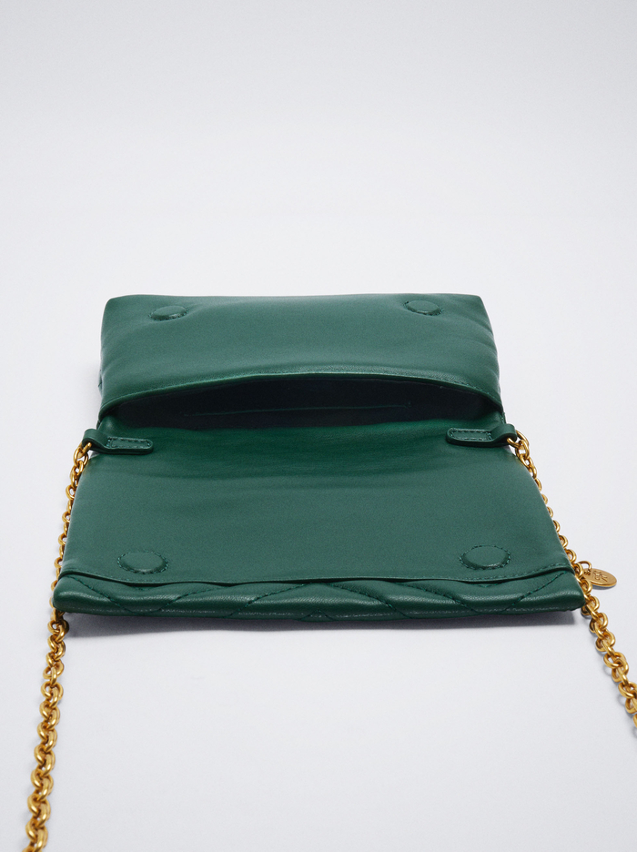 Parfois Prešívané Crossbody Kabelka Damske Zelene | Slovensko-KYDL09213