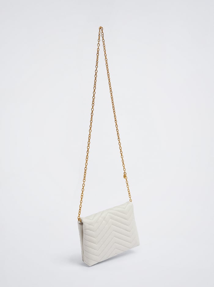 Parfois Prešívané Crossbody Kabelka Damske Biele | Slovensko-SDCW50789