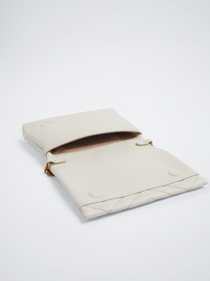 Parfois Prešívané Crossbody Kabelka Damske Biele | Slovensko-SDCW50789