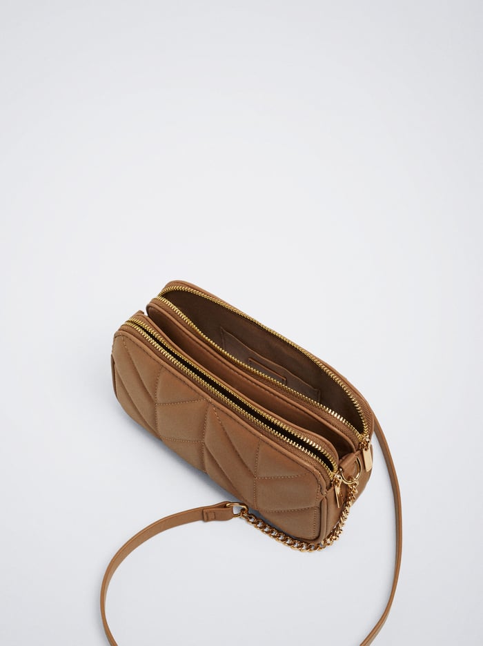 Parfois Prešívané Crossbody Kabelka Damske Hnede | Slovensko-SDFI46905