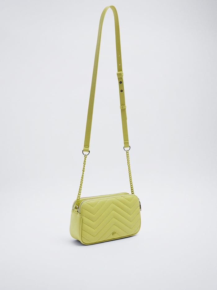 Parfois Prešívané With Chain Crossbody Kabelka Damske Zelene | Slovensko-ECID17602