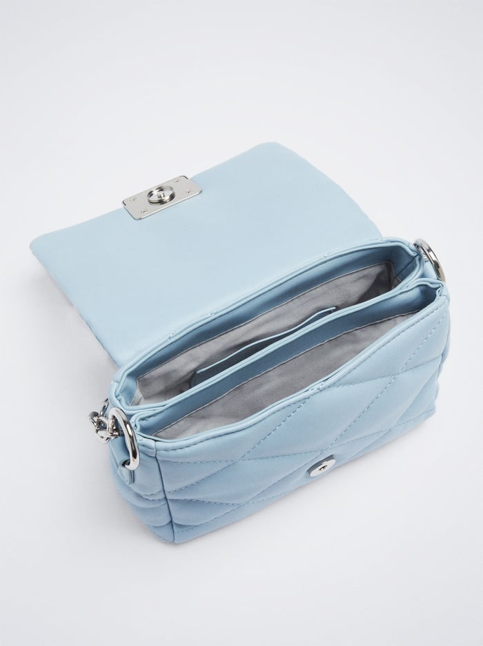 Parfois Prešívané With Chain Crossbody Kabelka Damske Modre | Slovensko-XLJU15706